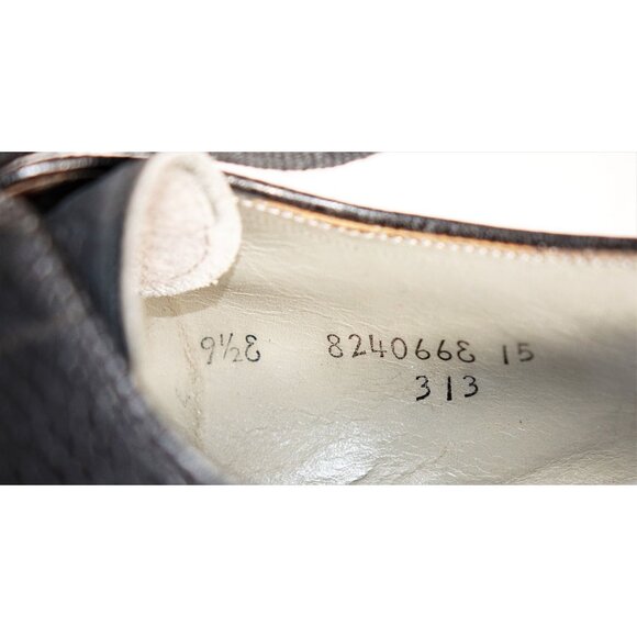 Vintage E.T. Wright Arch Preserver Black Pebble Grain Leather Oxfords Shoes Men\' main image 8